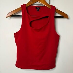 Body Contour Compression Cutout Cropped Tank